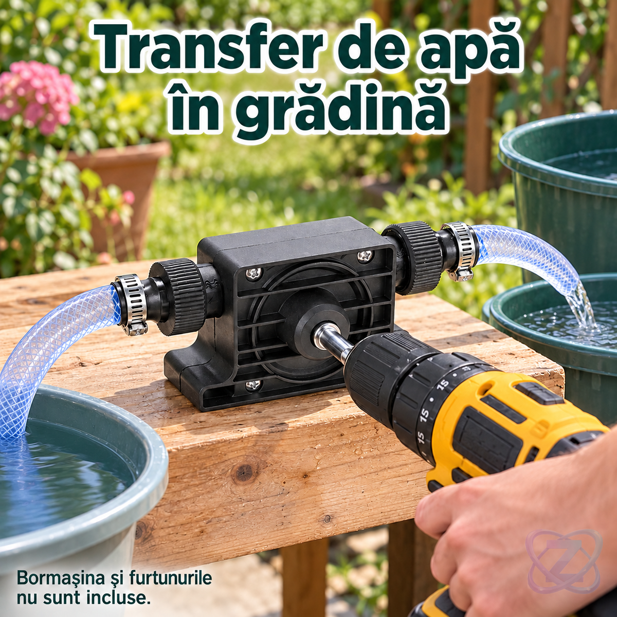 Pompă de Transfer Lichide pentru Bormașină, 20-30 Litri pe Minut – lifestyle
