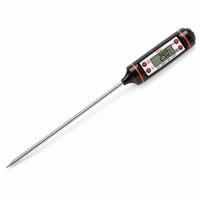 Termometru Alimentar de Bucătărie BBQ cu Display Digital, -50 până la +300 °C