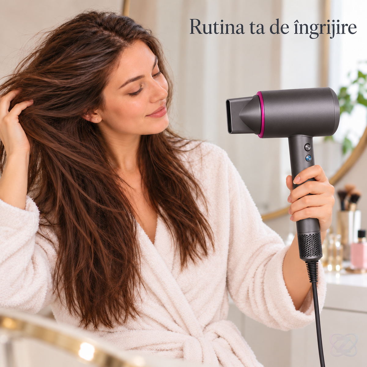 Uscător de Păr 5 în 1 cu 5 Accesorii Interschimbabile și Tehnologie cu Ioni Negativi – lifestyle