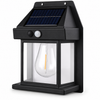 Lampă Solară de Perete cu Bec LED, cu Senzor de Mișcare, IP65, 600 Lumeni