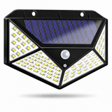 Lampă Solară cu Senzor de Mișcare, 100 LED-uri, 600 Lumeni, cu 3 Moduri de Funcționare