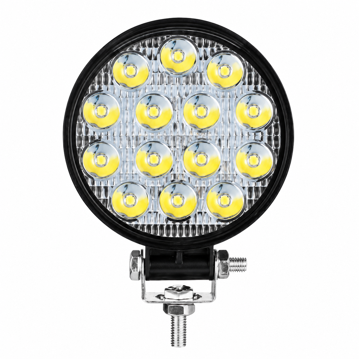 Proiector LED Rotund Off Road, 14 LED-uri, 18W, 1600 Lumeni, din Aluminiu – hero