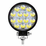 Proiector LED Rotund Off Road, 14 LED-uri, 18W, 1600 Lumeni, din Aluminiu