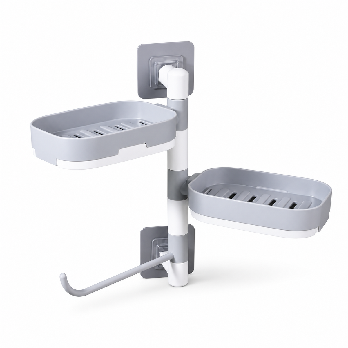 Suport Rotativ Multifuncțional pentru Baie, din Plastic Rezistent, fără Unelte – hero
