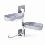Suport Rotativ Multifuncțional pentru Baie, din Plastic Rezistent, fără Unelte