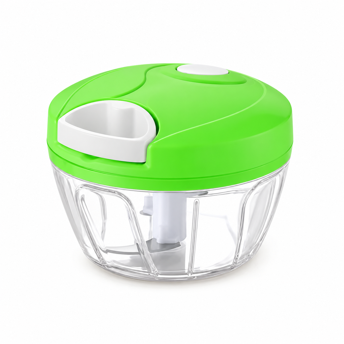 Tocător Manual pentru Legume, Fructe și Nuci, cu Franghie și Bol Transparent – hero