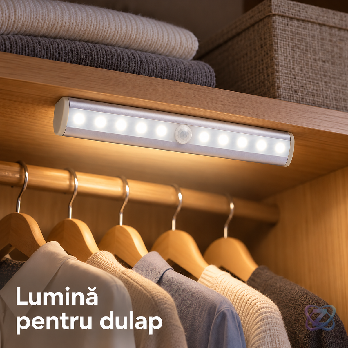 Lampă Multifuncțională Autoadezivă cu Senzor de Mișcare Motion Brite – lifestyle