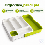 Organizator Extensibil pentru Tacâmuri, pentru Sertar