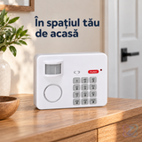 Alarmă Wireless cu Senzor de Mișcare PIR, Buton de Panică și Parolă, pe Baterii