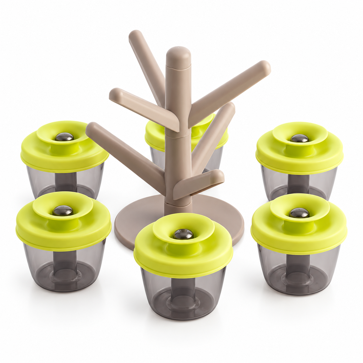 Organizator pentru Condimente Pop Up Spice Rack, cu 6 Recipiente cu Închidere Ermetică – hero