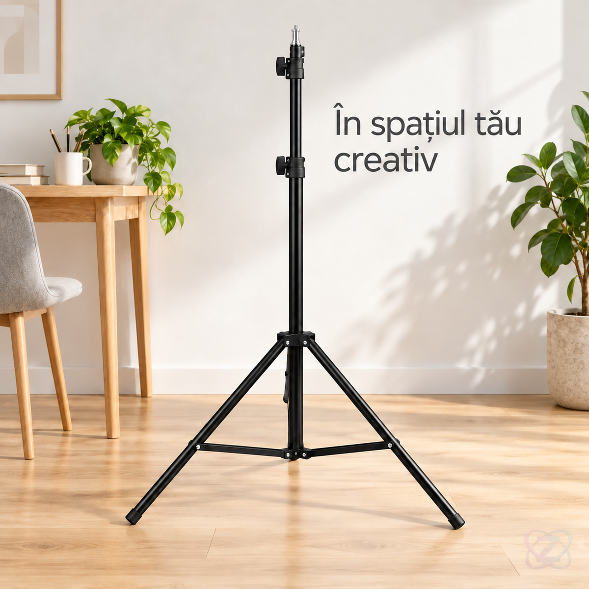 Trepied Stativ de 2 Metri din Aluminiu, Extensibil 72-200 cm, cu Șurub de 1/4 Inch – lifestyle