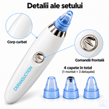 Aparat Vacuum pentru Curățarea Punctelor Negre, cu 4 Accesorii și 2 Trepte de Putere, Fără Fir