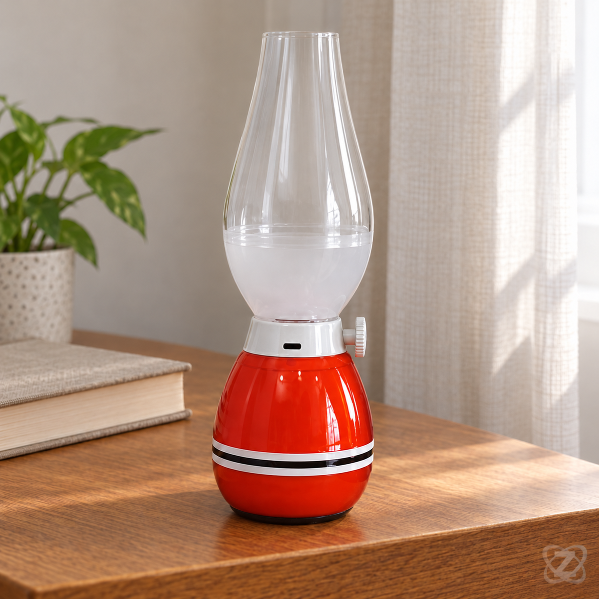 Lampă LED cu Aspect Retro, tip Felinar, Reîncărcabilă prin USB, cu Intensitate Reglabilă – lifestyle
