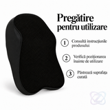Pernă Cervicală pentru Scaunul Mașinii Support Pillow, cu Spumă cu Memorie și Prindere la Tetieră