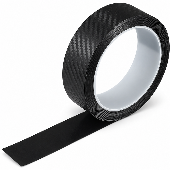 Bandă Adezivă din Carbon pentru Protecția Mașinii împotriva Zgârieturilor, 3 m x 7 cm