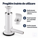 Mașină Manuală pentru Cârnați și Chiftele 2 în 1, cu Piston, din ABS și Inox