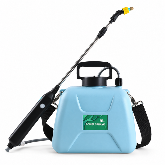 Pulverizator Electric de Grădină Fokelyi, 5 L, tip Rucsac pe Umăr, Reîncărcabil 7,4V