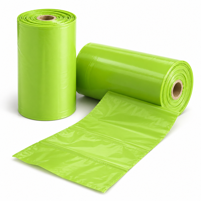Set 120 de Saci pentru Câini, Extra-Rezistenți, Biodegradabili și Compostabili