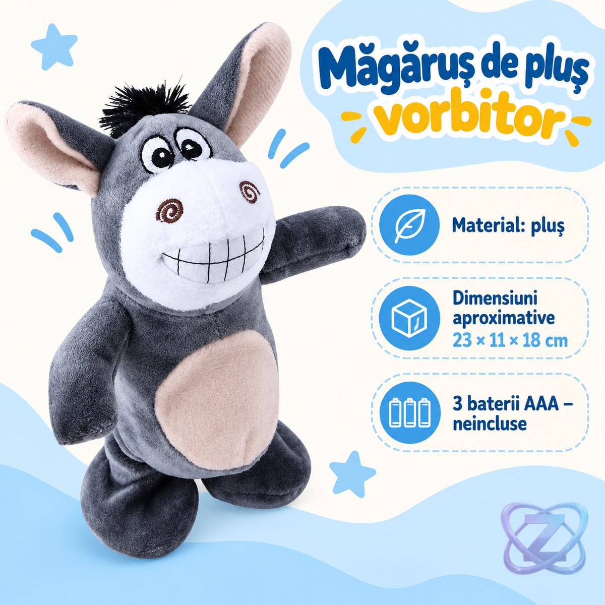 Magarus de Plus vorbitor – caracteristici