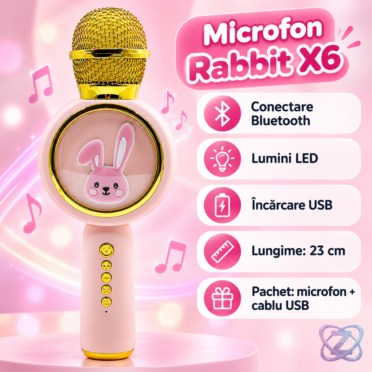 Microfon Rabbit X6 – caracteristici