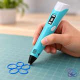 Creion 3D Pen V2 cu Afișaj de Temperatură și 3 Rezerve