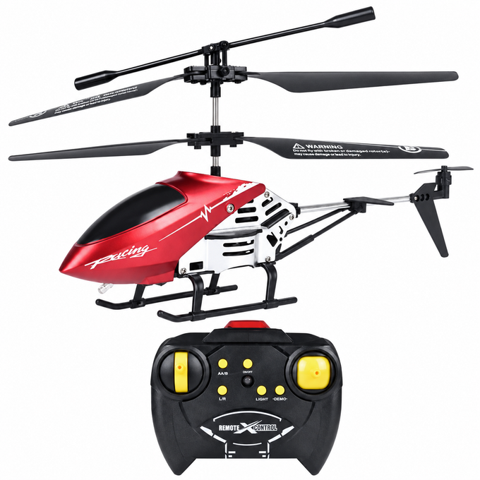 Elicopter de Jucărie cu Telecomandă în Infraroșu pentru Copii, cu Construcție Durabilă