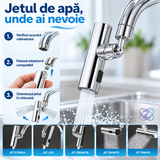 Adaptor Prelungitor Reglabil pentru Robinetul Chiuvetei, cu Economizor de Apă Integrat