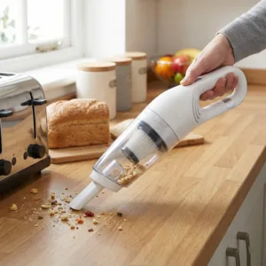 Aspirator Multifuncțional 2 în 1 Vacuum Cleaner JB-168 – Vertical și Portabil, 120W, 12KPa, Filtru HEPA, Alb