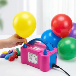 Aparat Electric Profesional pentru Umflat Baloane Balloon Pump 73005 – 600W, Mod Automat și Manual, Umflare Rapidă în 2 Secunde, Capacitate Dublă, Compact și Portabil, Ideal pentru Petreceri și Evenimente