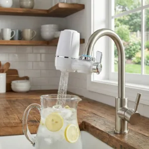 Filtru de apă purificator montabil pe robinet, anti-bacterian, cu funcție avansată de filtrare