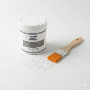 Pastă Transparentă Impermeabilă de Etanșare – 100 g, Rezistentă la Apă, pentru Repararea și Sigilarea Suprafațelor din Metal, Plastic, Ceramică și Sticlă, cu Pensulă de Aplicare