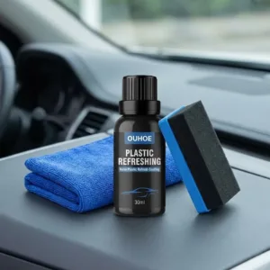 Restaurator Plastic Auto 30ml/50ml – Curățare și Întreținere Interior/Exterior, Inodor, Efect Strălucire de Lungă Durată