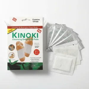 Set 100 Plasturi Kinoki pentru Detoxifiere – Elimină Toxinele, Revitalizează Corpul, Îmbunătățește Somnul și Circulația: Terapie Naturală 100% pentru o Vitalitate Sporită