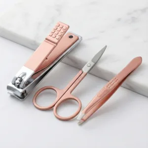 Set Manichiură și Pedichiură Profesional din Oțel Inoxidabil – Trusă Completă 18 în 1, Instrumente Nail Art, Portabil și Rezistent: Îngrijire de Salon în Confortul Casei Tale