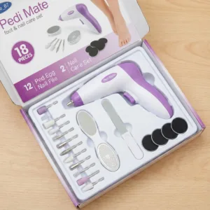 Set Manichiură și Pedichiură Pedi Mate – 18 Accesorii Interschimbabile: Unghii Impecabile și Îngrijire Profesională la Tine Acasă
