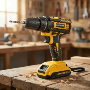 Bormașină cu Acumulator Haoxoan – 2 Baterii Reîncărcabile, Trusă Completă 88 Piese, Motor Puternic, Mandrină Rapidă