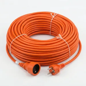 Cablu Prelungitor Electric 2x1.5 mm² – 20 Metri, pentru Interior și Exterior, Conectare Rapidă Scule și Electrocasnice