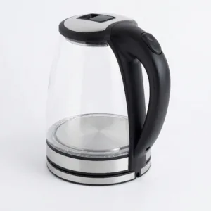 Fierbător Electric Portabil 2L din Sticlă și Oțel Inoxidabil – 1500W, Fierbere Rapidă, Oprire Automată, Design Elegant