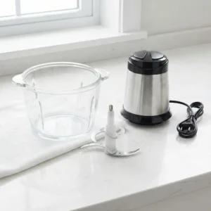 Tocător Universal Electric cu 4 Lame Inox: Putere, Rapiditate și Precizie Chirurgicală pentru Orice Ingredient