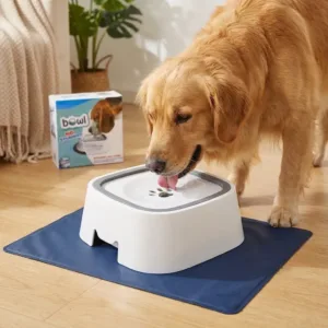 Bol Smartix Anti-Stropire pentru Animale – 1,5 L, Sistem Suspensie și Antialunecare, Stabil și Ușor de Curățat: Hidratare Impecabilă și Curățenie Desăvârșită pentru Câini și Pisici