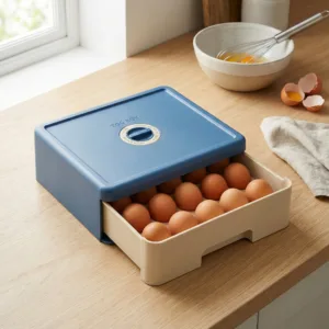 Cutie Alimentară pentru Ouă cu Sertar: Organizare Maximă în Frigider