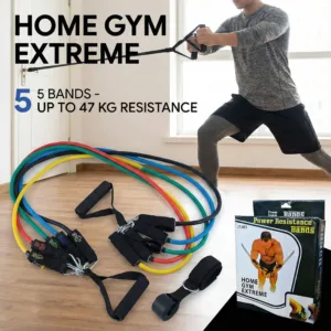 Set 5 Corzi Elastice Fitness: Antrenament Complet, Tonifiere și Recuperare la Tine Acasă