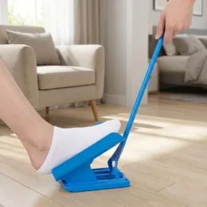 Suport Sock Slider: Încălțător Ergonomic pentru Ciorapi și Șosete – Independență și Confort Fără Aplecare
