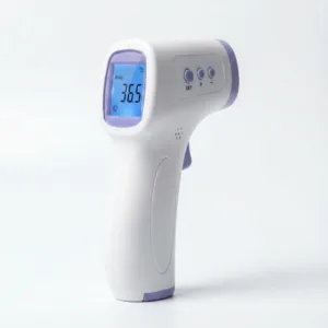 Termometru Digital fără Contact Ortorex: Măsurare Instantanee 3-în-1 (Corp, Ambient, Lichide), Tehnologie Infraroșu și Ecran LCD Iluminat