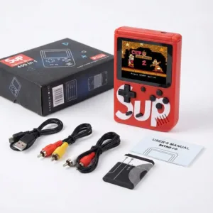 Consolă Portabilă Retro Pro Gamer SUP: 400 de Jocuri Clasice, Ecran Color TFT 3 inch și Conectare TV – Experiența Gaming-ului Legendă