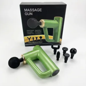 Pistol de Masaj Fascial Profesional – Terapie Miofascială, 4 Capete Interschimbabile, 6 Trepte de Viteză, Autonomie Mare și Motor Ultra-Silențios: Recuperare Sportivă și Relaxare Profundă la Tine Acasă