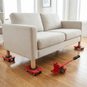 Set Role Profesionale pentru Transport Mobilier: Mută 150 kg cu Efort Minim și Mobilitate 360°