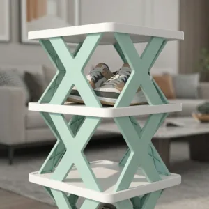 Organizator Modular pentru Pantofi cu 5 Polițe: Economisește Spațiu și Menține Ordinea în Orice Colț al Casei