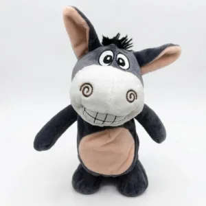 Măgaruș de Plus Vorbitor – Jucărie Interactivă pentru Copii, 23 cm, Funcție Înregistrare și Repetare, Prieten de Joacă Educațional, Material Moale și Sigur